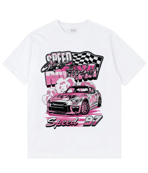 Pink Racer - Motorsport Graphic Tee Copy