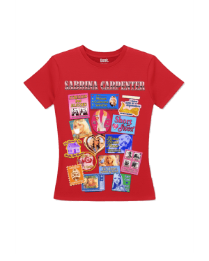Sabrina Carpenter - Allover Graphics Baby Tee
